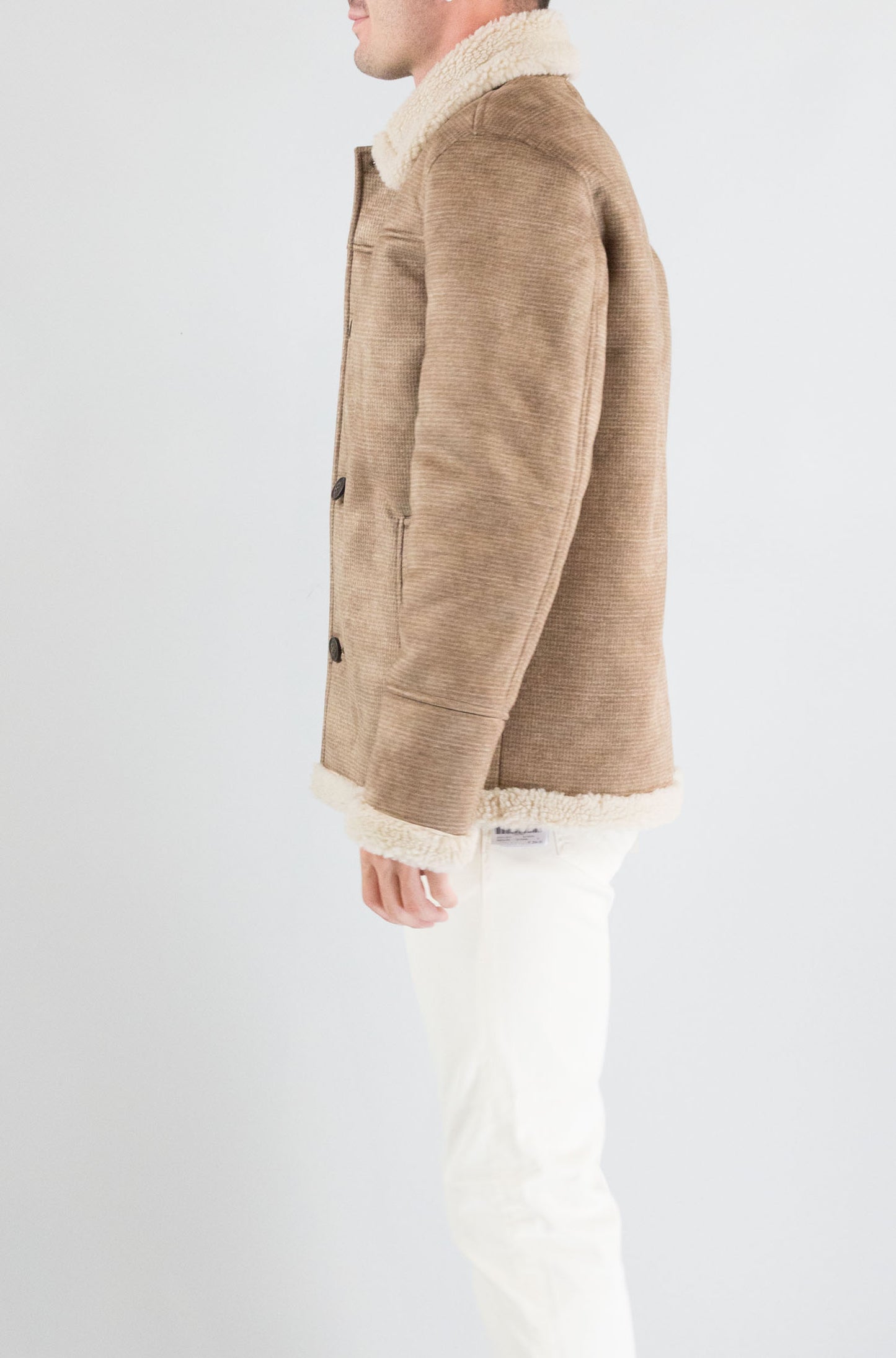 Giubbotto Mc2 Saint Barth Pied De Poule da Uomo kells eco shearling