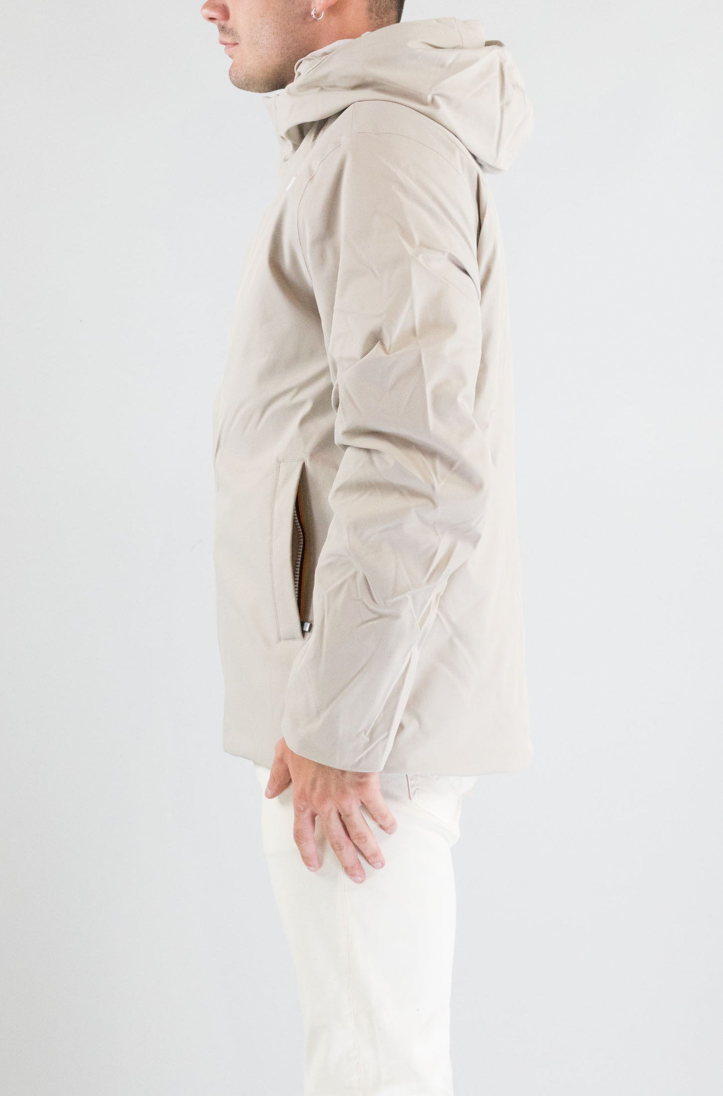 Giacca Kway B2x Beige Cashmere da Uomo k8133dw jacko twill marmotta