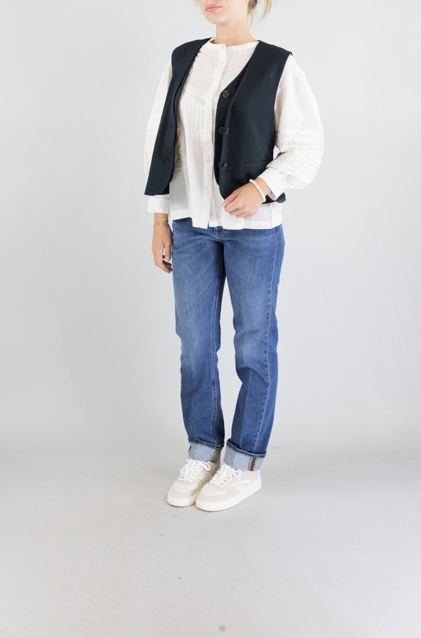 Pantalone Indi&Cold Blu da Donna nj276S