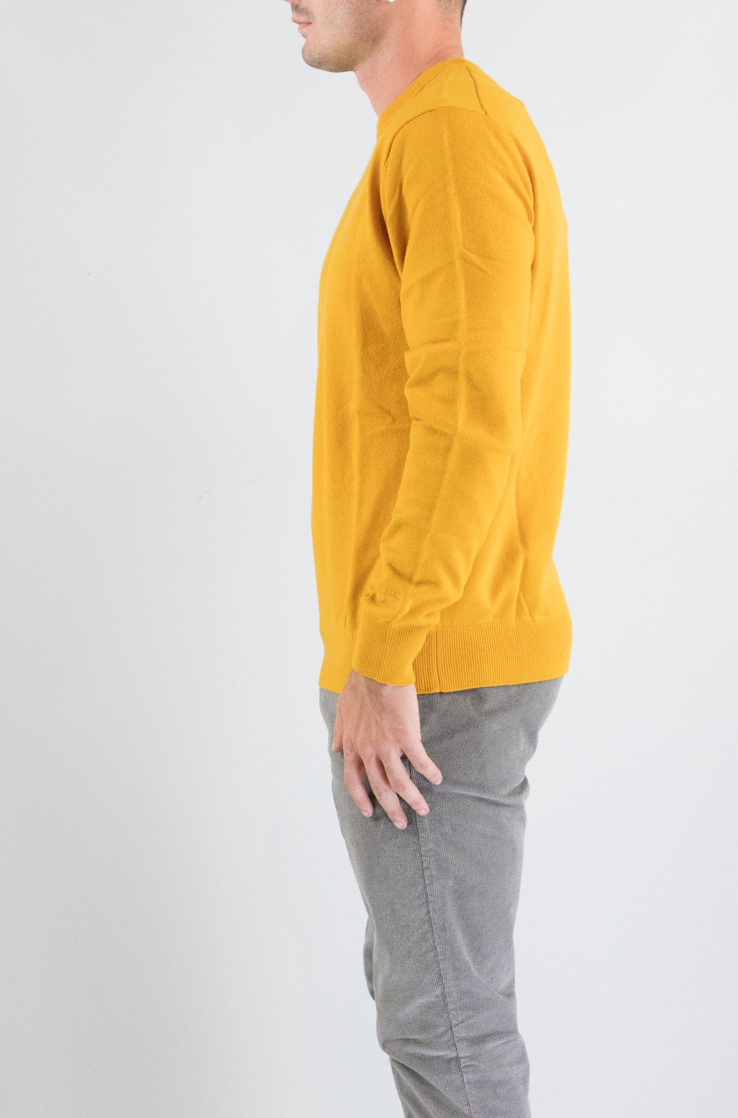 Maglia Mc2 Saint Barth Mustard da Uomo regent merinocash