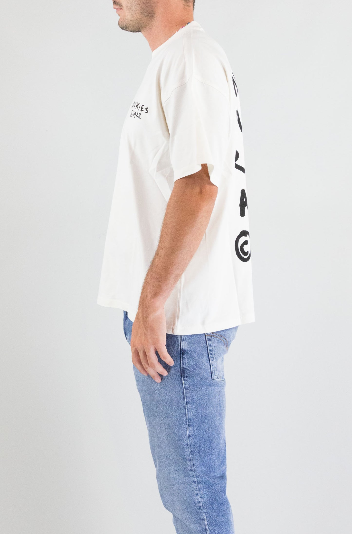 T-Shirt Dickies Egret da Uomo dk0a87qocc481