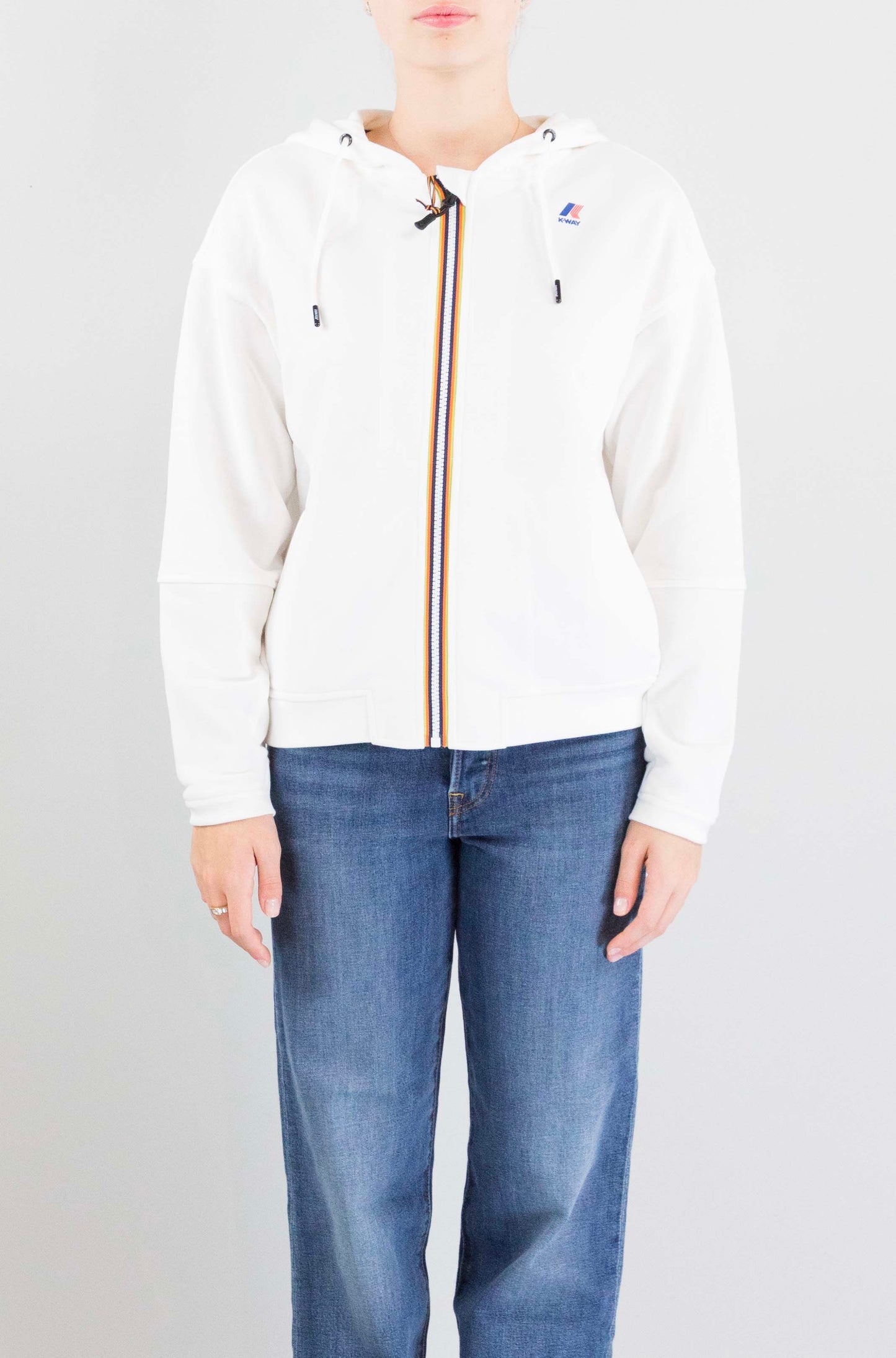 Felpa Kway 001 White da Donna k4146gw lara