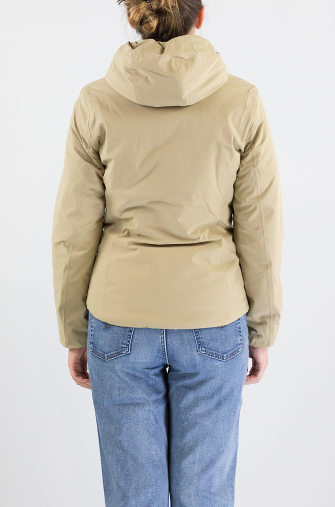 Giubbotto Kway Dbq Beige White da Donna k6128tw lily st warm double