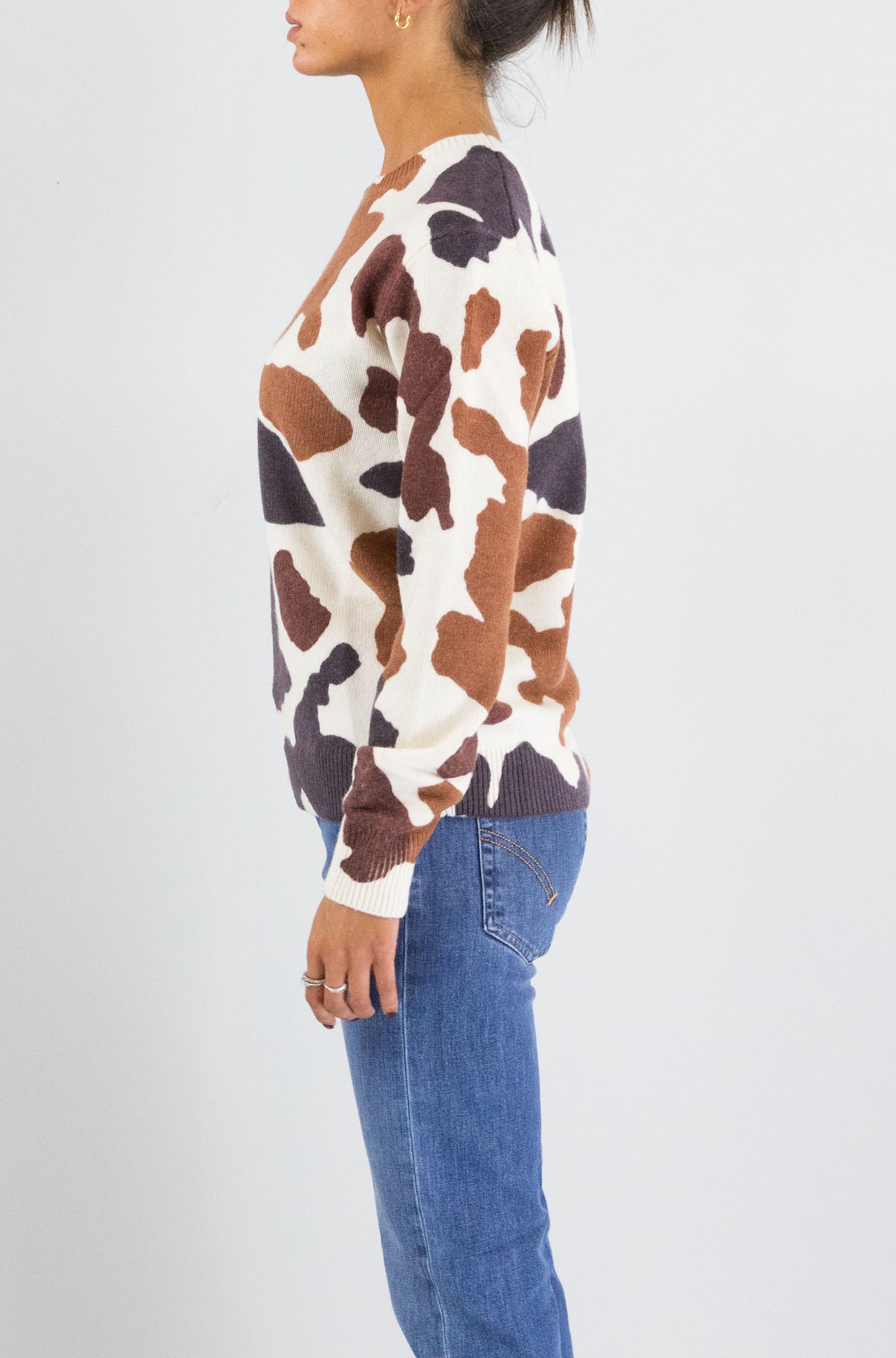 Maglia Mc2 Saint Barth Cow Skin da Donna new queen print