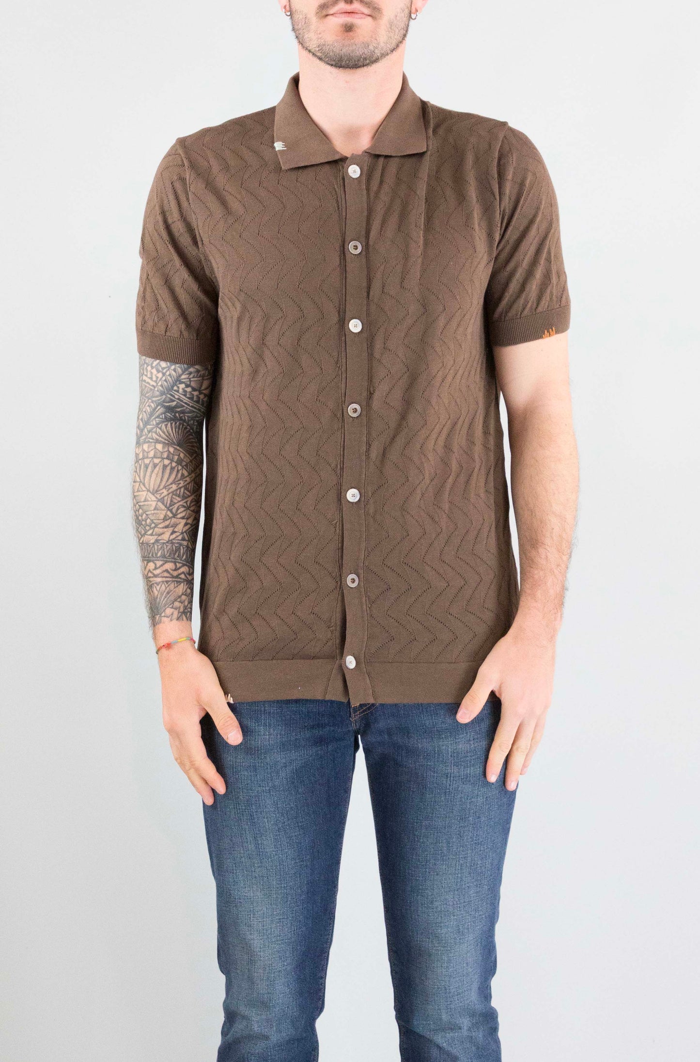 Camicia Bob Moro da Uomo fynn unica