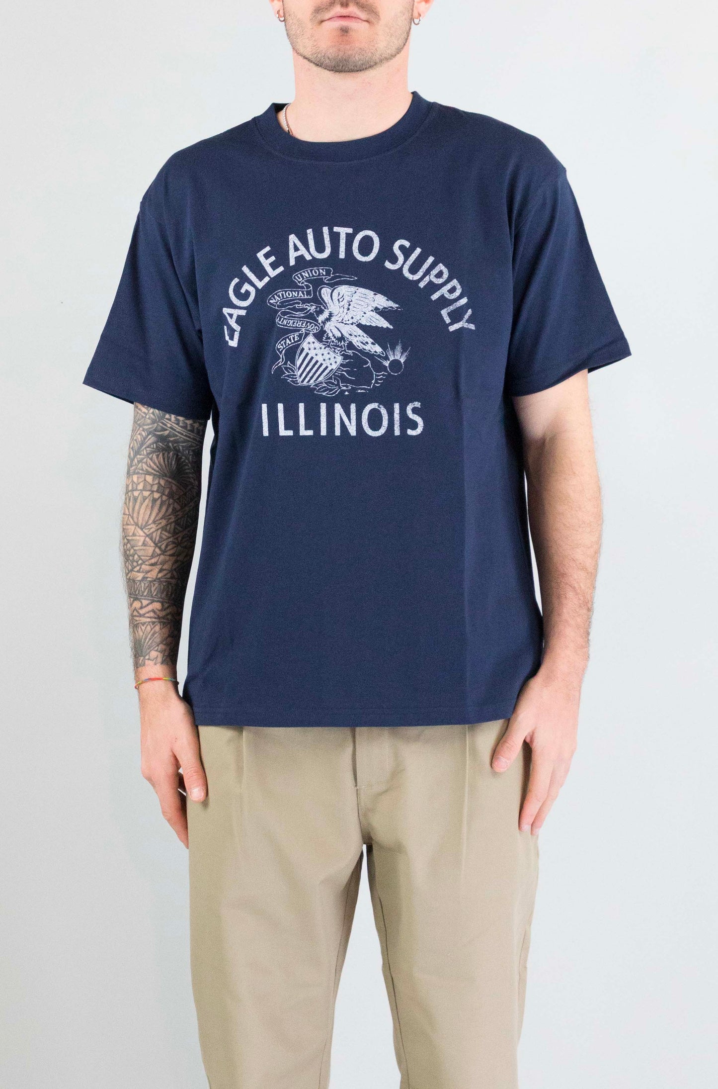 T-Shirt Universal Overall Navy da Uomo u2613219gf