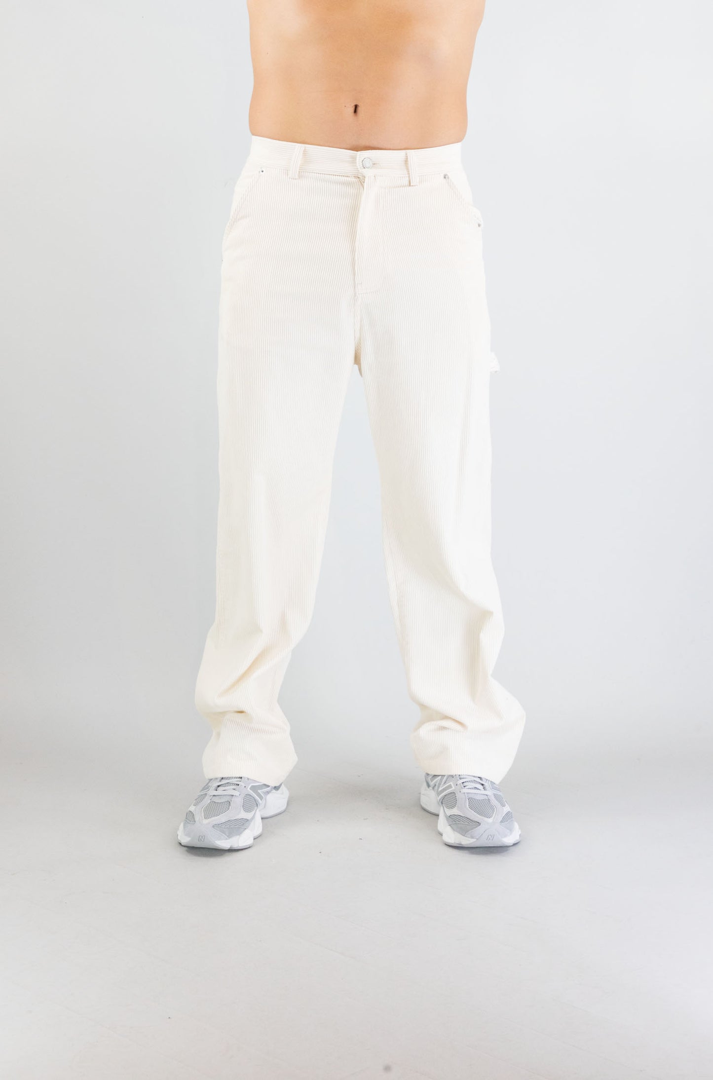 Pantalone Drole De Monsieur Ecru da Uomo pantalon baggy velours bp198 co224