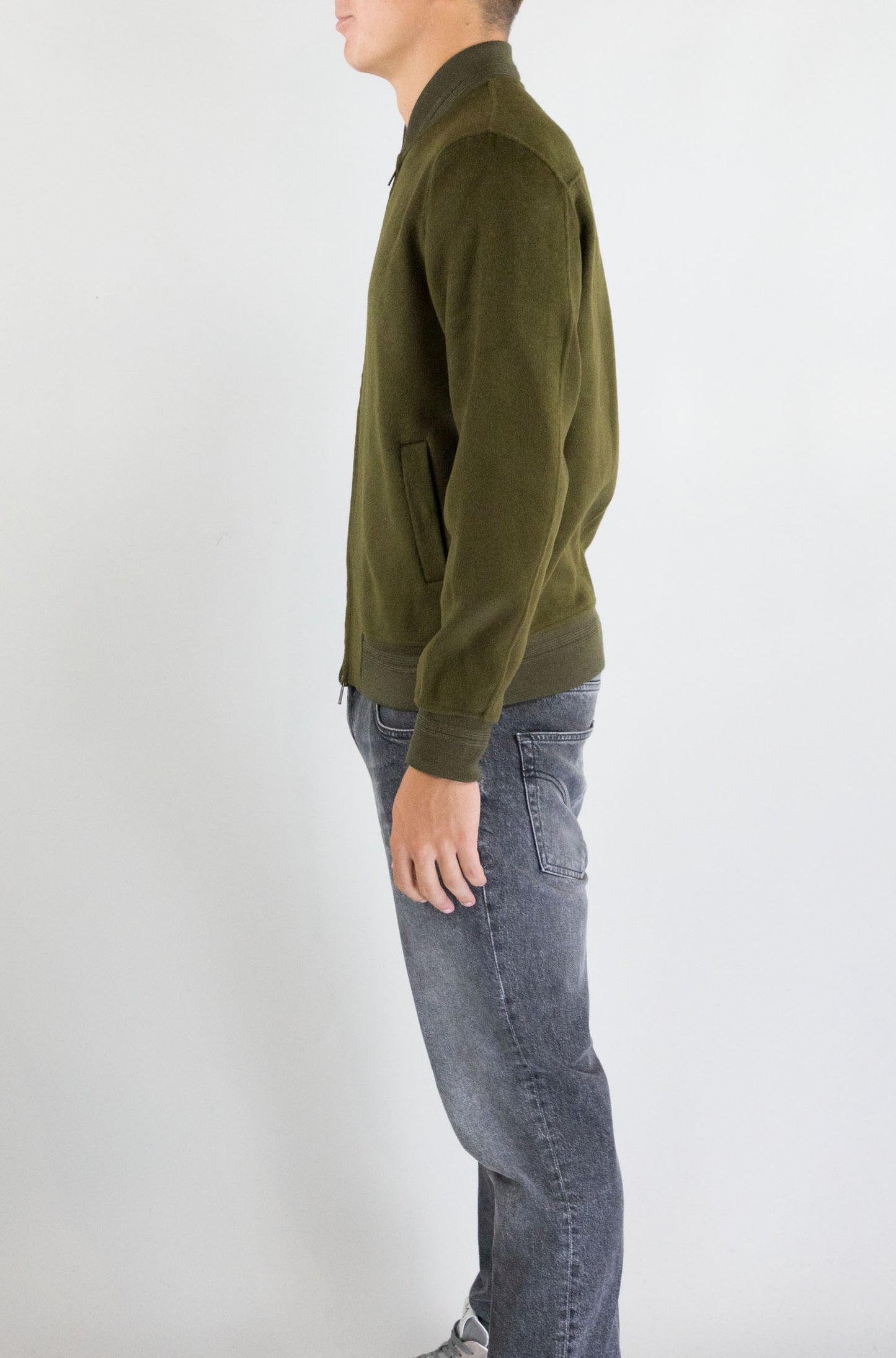 Giubbotto Mc2 Saint Barth Military da Uomo camden wool