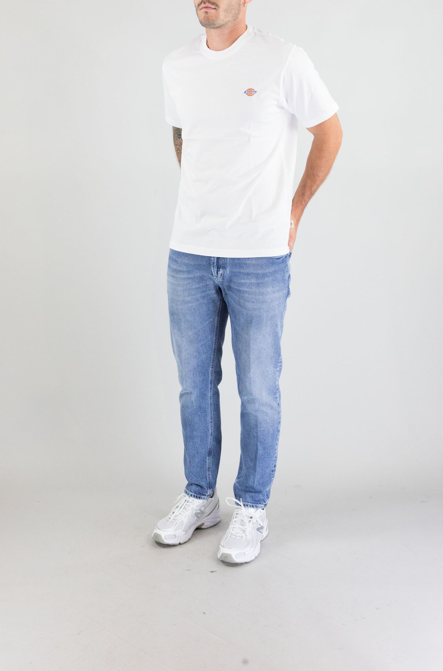 T-Shirt Dickies White da Uomo dk0a4xdbwhx1