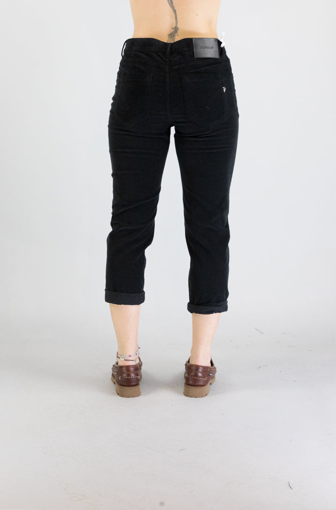 Pantalone Dondup Black da Donna dp268b vs0030d bm5 koons