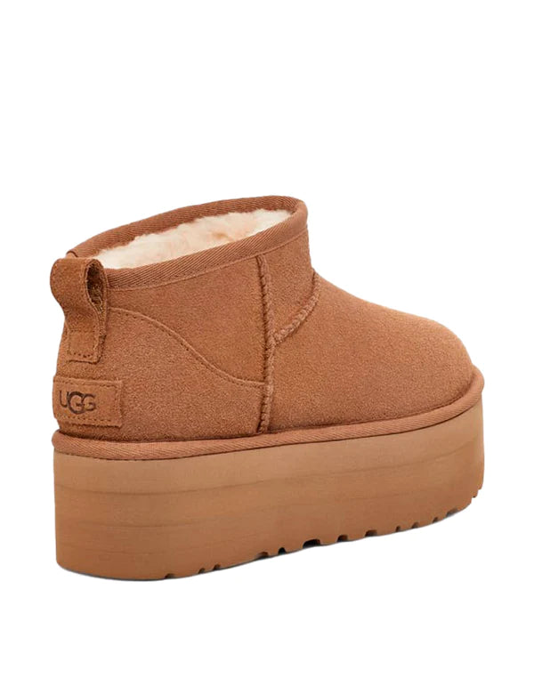 Scarpa Ugg Chestnut da Donna CLASSIC ultra MINI platform