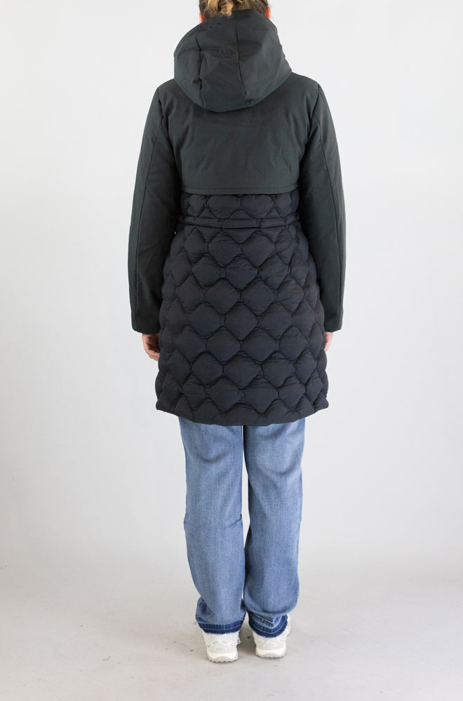 Giubbotto Kway Usy Black da Donna k8161ew siphelle hybrid warm shell