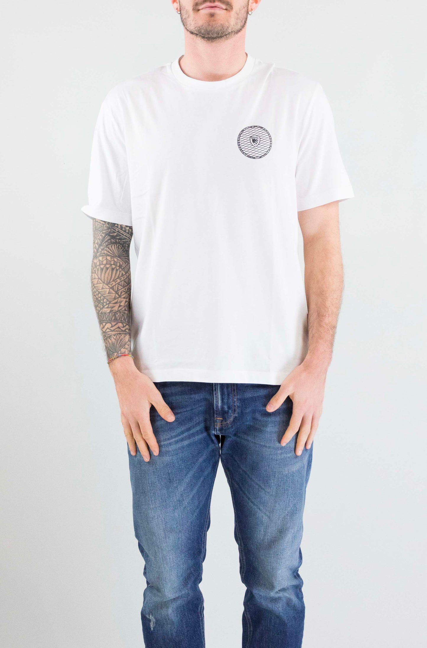 T-Shirt Blauer 100 da Uomo 26sbluf02237 007439