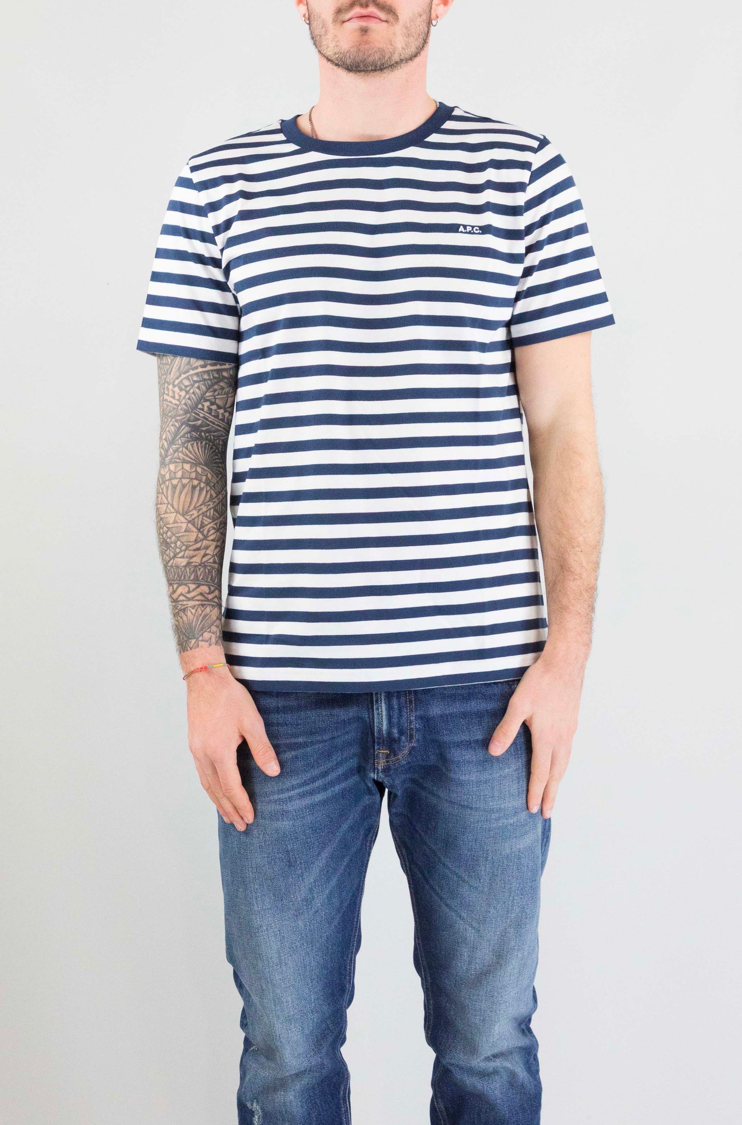 T-Shirt Apc Ink Dark Navy da Uomo cohbZA M26419