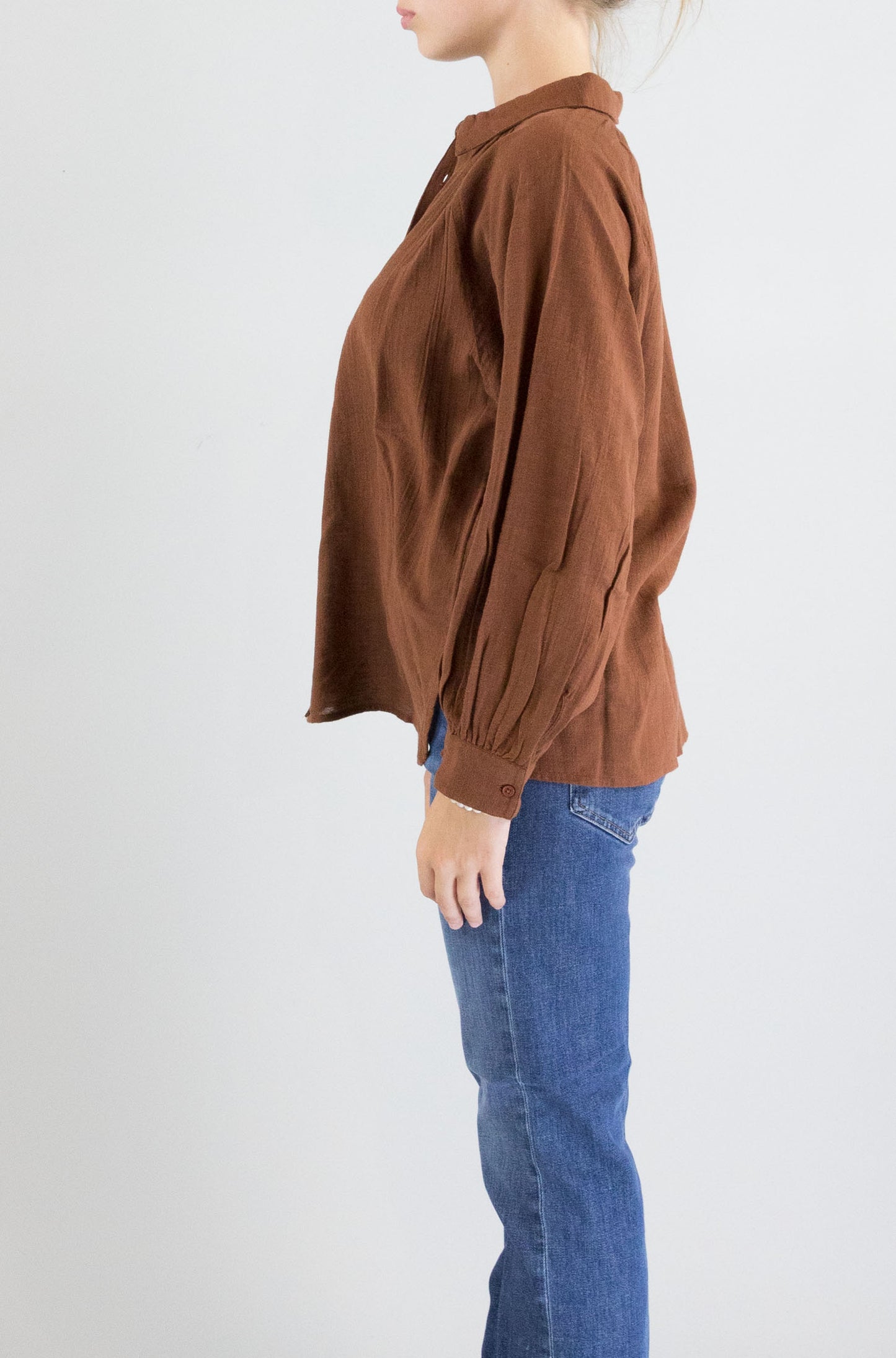 Camicia Indi&Cold Tabacco da Donna ki341