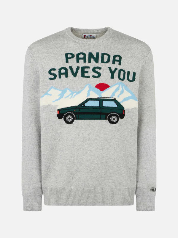 Maglia Mc2 Saint Barth Panda Save da Uomo her0001 00164e