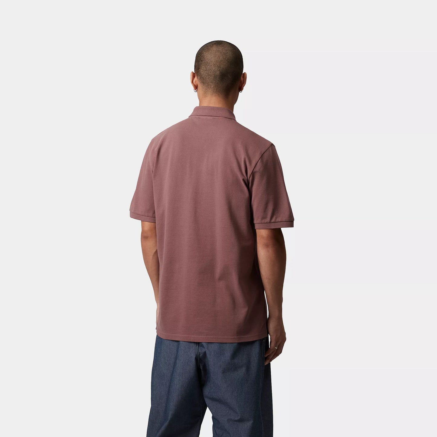 Polo Carhartt Wip Dusky Pink Gold da Uomo i023807