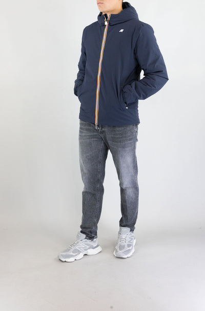 Giubbotto Kway Ag5 Blue Green da Uomo k6128vw jack st warm