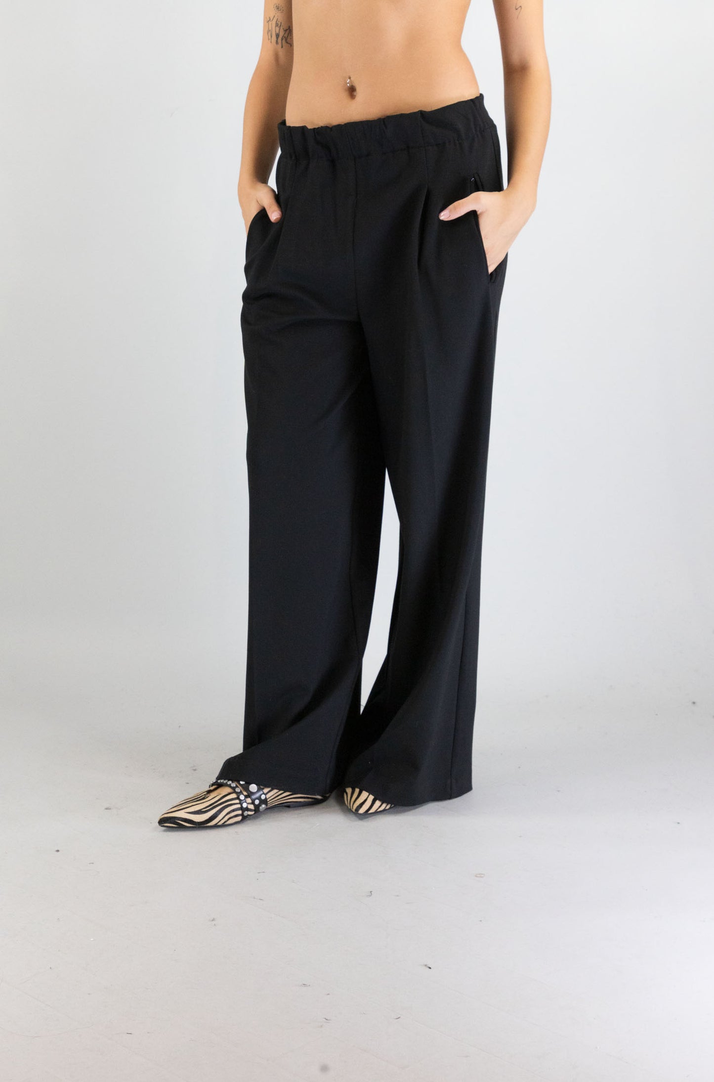 Pantalone Solotre Nero da Donna m1f0051