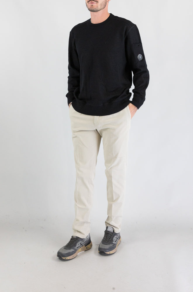 Maglia Cp Company Black da Uomo 21cmkn225a 110468a
