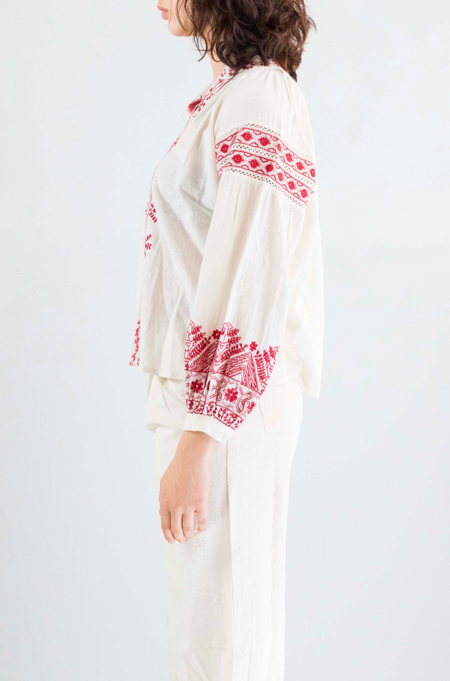 Camicia Maison Hotel Cranbedrry da Donna red poppy antonella