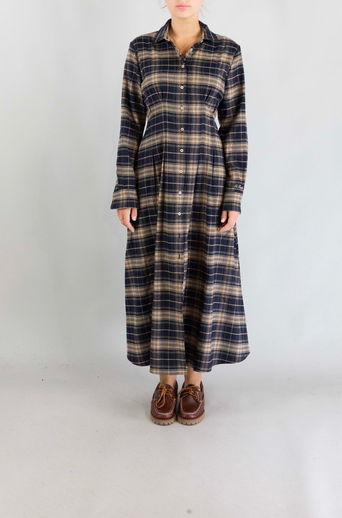 Abito Mc2 Saint Barth Tartan 1161 da Donna alys flannel