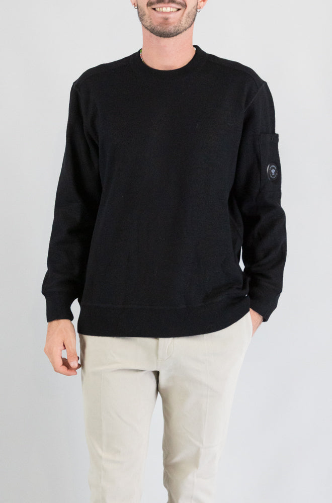Maglia Cp Company Black da Uomo 21cmkn225a 110468a
