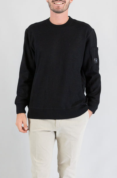 Maglia Cp Company Black da Uomo 21cmkn225a 110468a