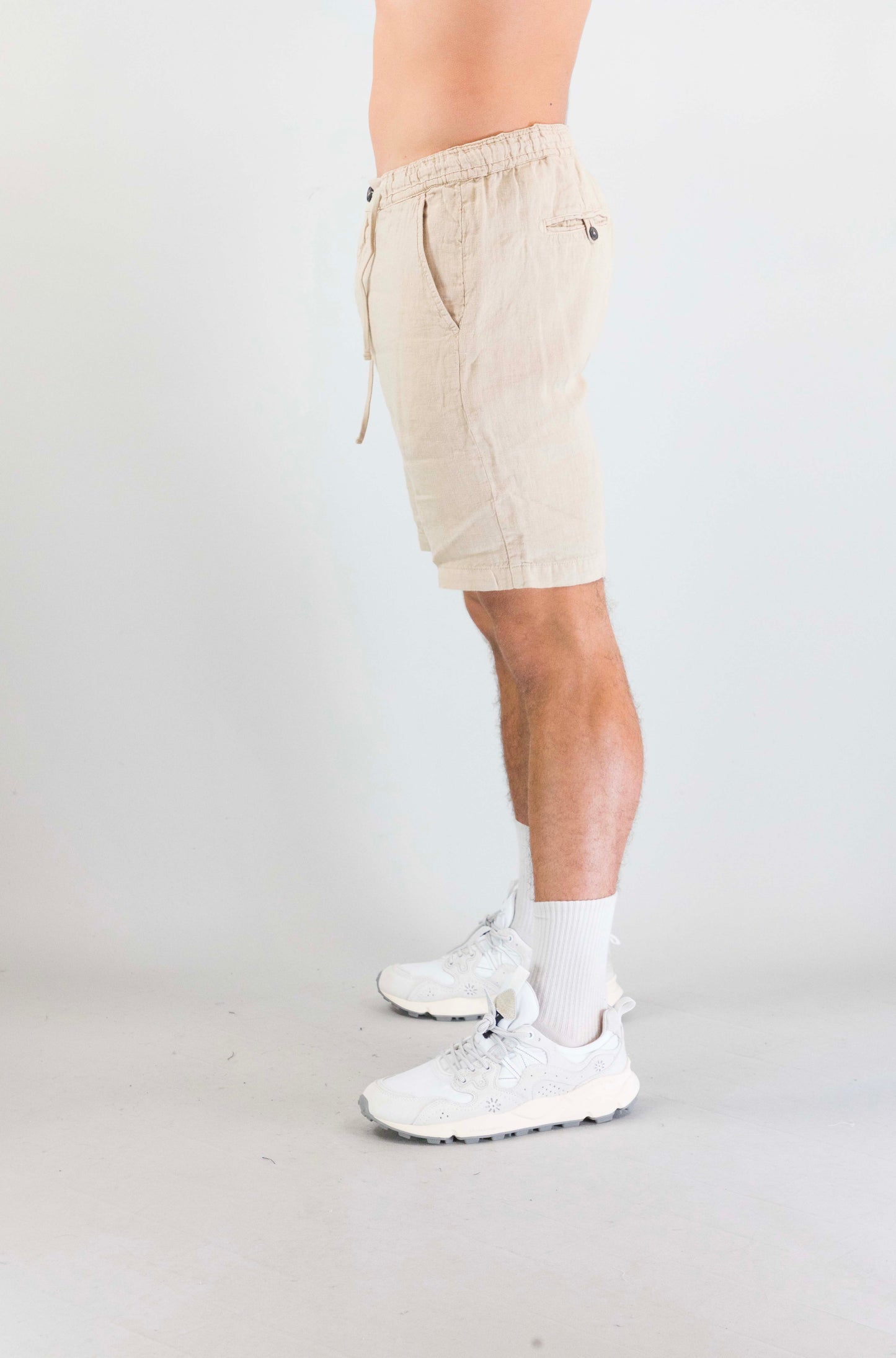 Pantalone Roy Roger’S Heavy Linen Dyed Sand da Uomo rru90302p4230569