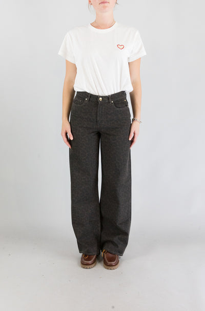 Pantalone Des Petits Hauts Leopard da Donna louela leo
