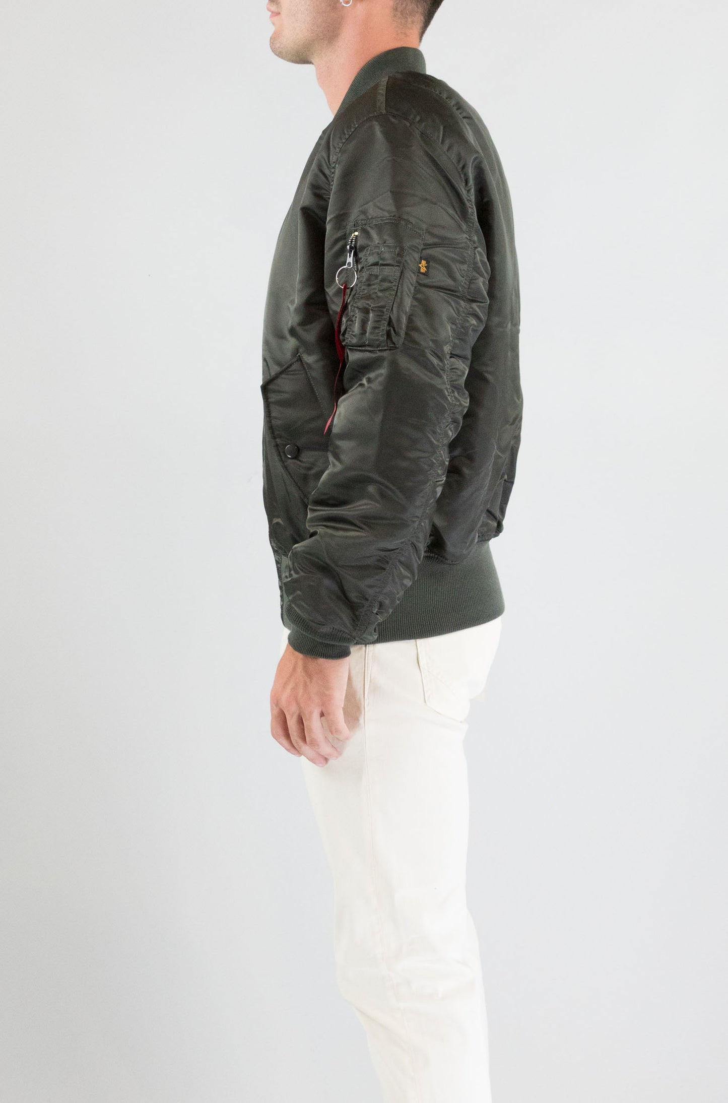 Giubbotto Alpha Industries Rep Grey da Uomo f100101 ma-1 heritage