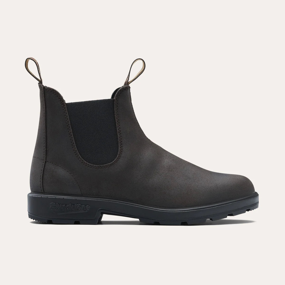 Scarpa Blundstone Dark Brown Chelsea Boots Waxed Suede da Uomo 2610
