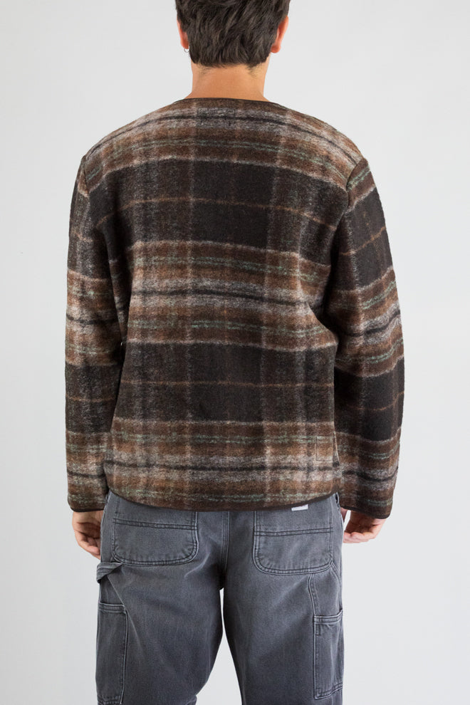 Giubbotto Universal Work Brown da Uomo 35659 pino wool military liner