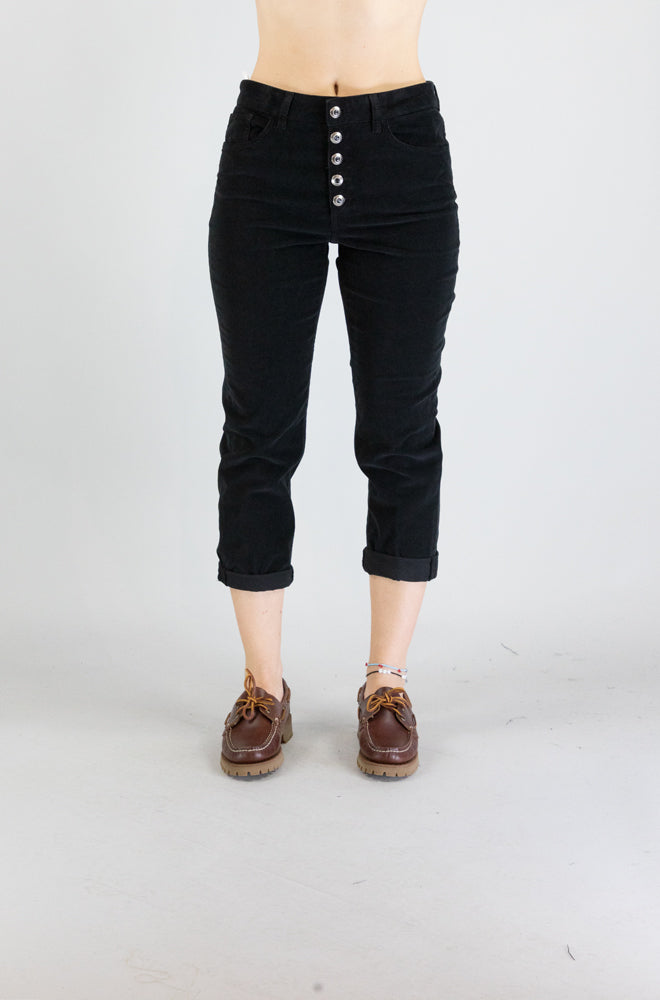 Pantalone Dondup Black da Donna dp268b vs0030d bm5 koons