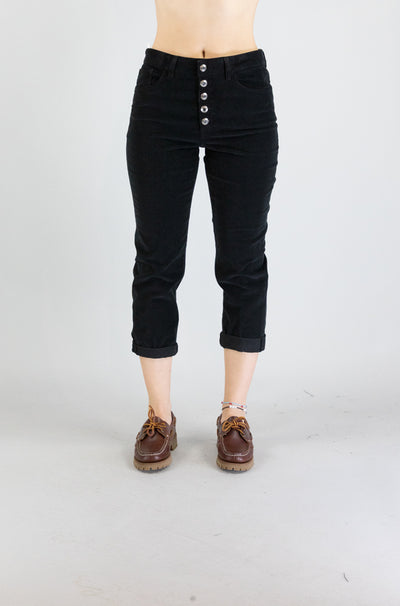 Pantalone Dondup Black da Donna dp268b vs0030d bm5 koons