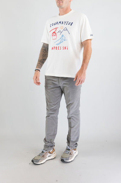 T-Shirt Mc2 Saint Barth 00932i Sb Ski Lift da Uomo arnott warm