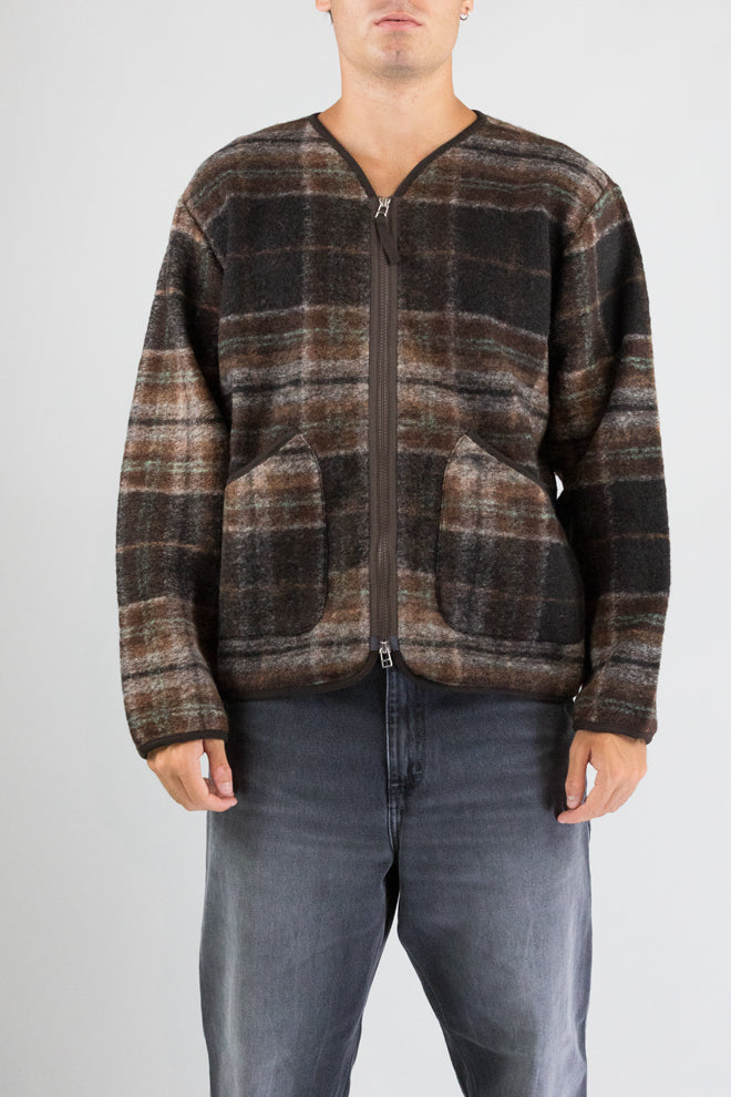 Giubbotto Universal Work Brown da Uomo 35659 pino wool military liner