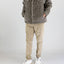 Giubbotto Levis  Taupe da Uomo a578400620 relaxed fit sherpa trkr