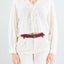 Camicia Maison Hotel Chalk da Donna blanc boheme irene