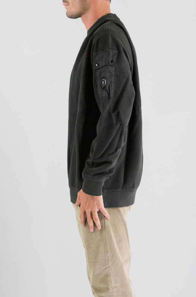 Felpa Cp Company Raven da Uomo 21cmss192a 006614g