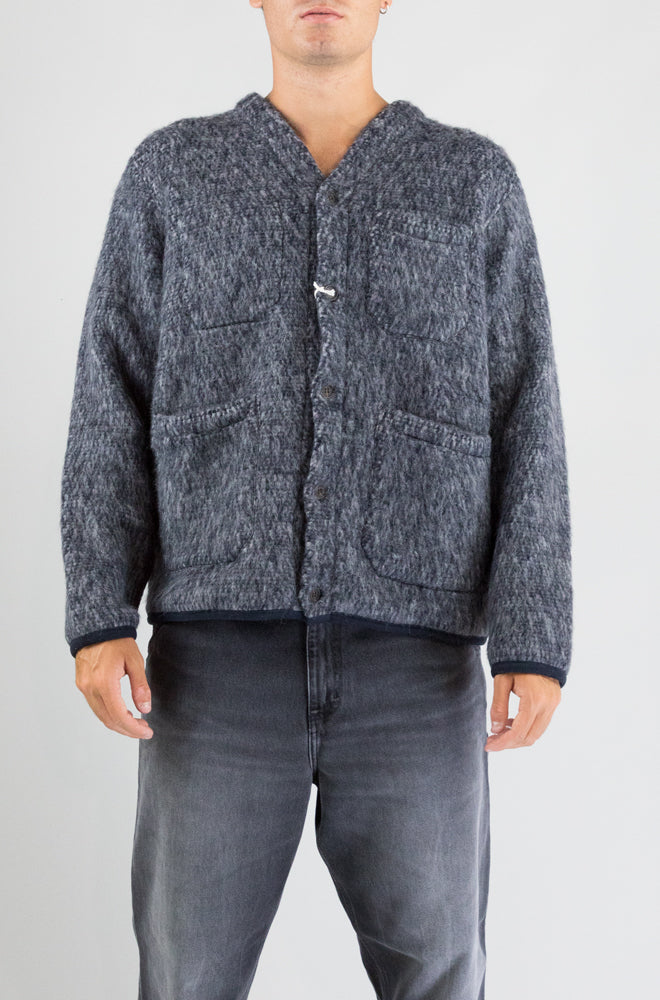 Maglia Universal Work Navy da Uomo 35650 losso mohair mix