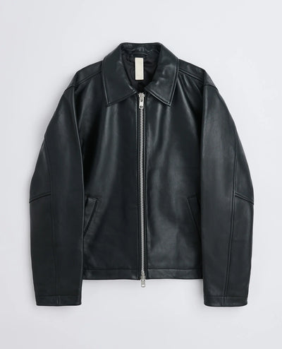Giubbotto Sunflower Black da Uomo 6027 short leather