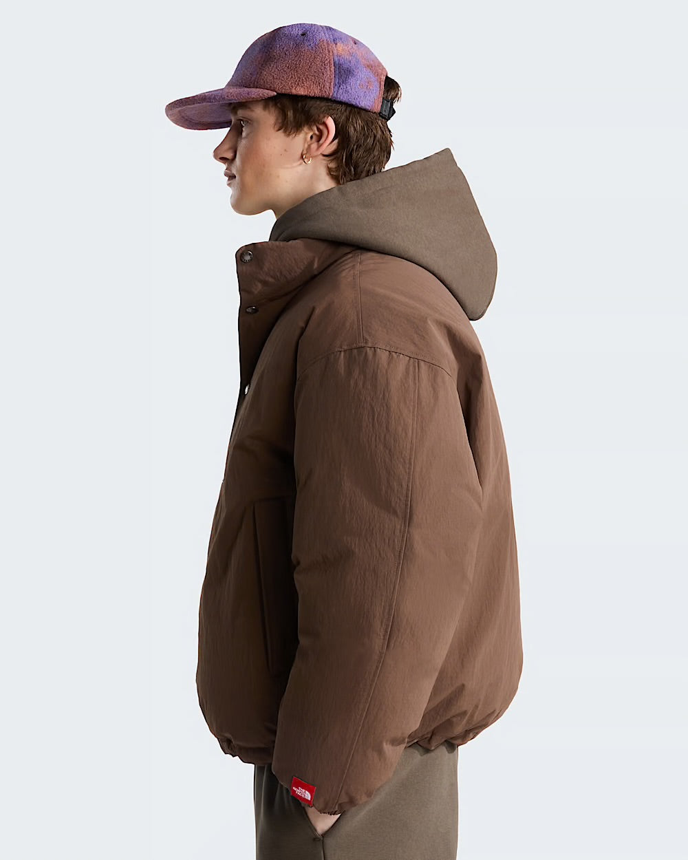 Giubbotto The North Face Smokey Brown da Uomo nf0a8egb 1ol tnf rb down