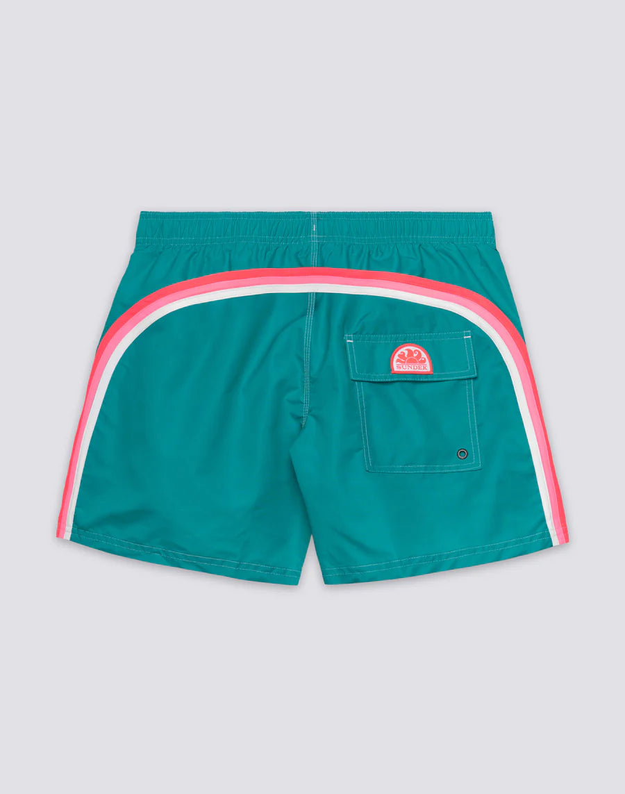 Costume Sundek Blu Island da Uomo m504bdta100 boardshort