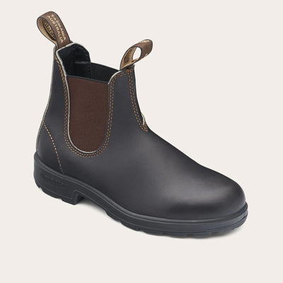 Scarpa Blundstone Stout Brown Leather da Uomo 500