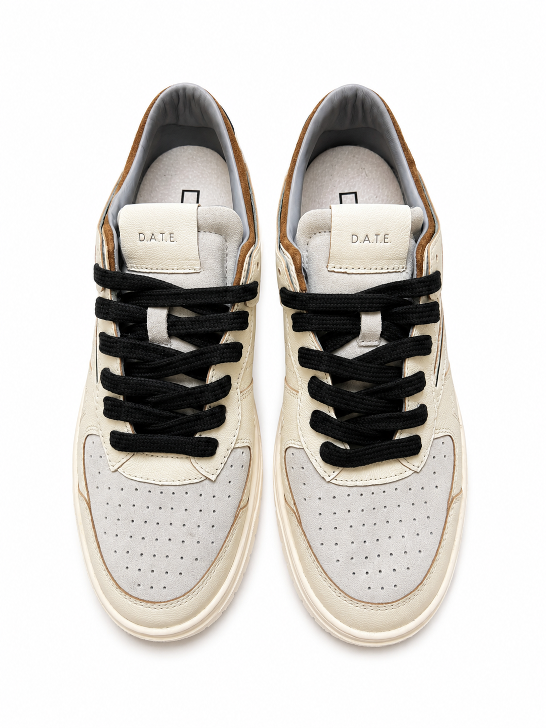 Scarpa Date White Cuoio da Uomo torneo colored