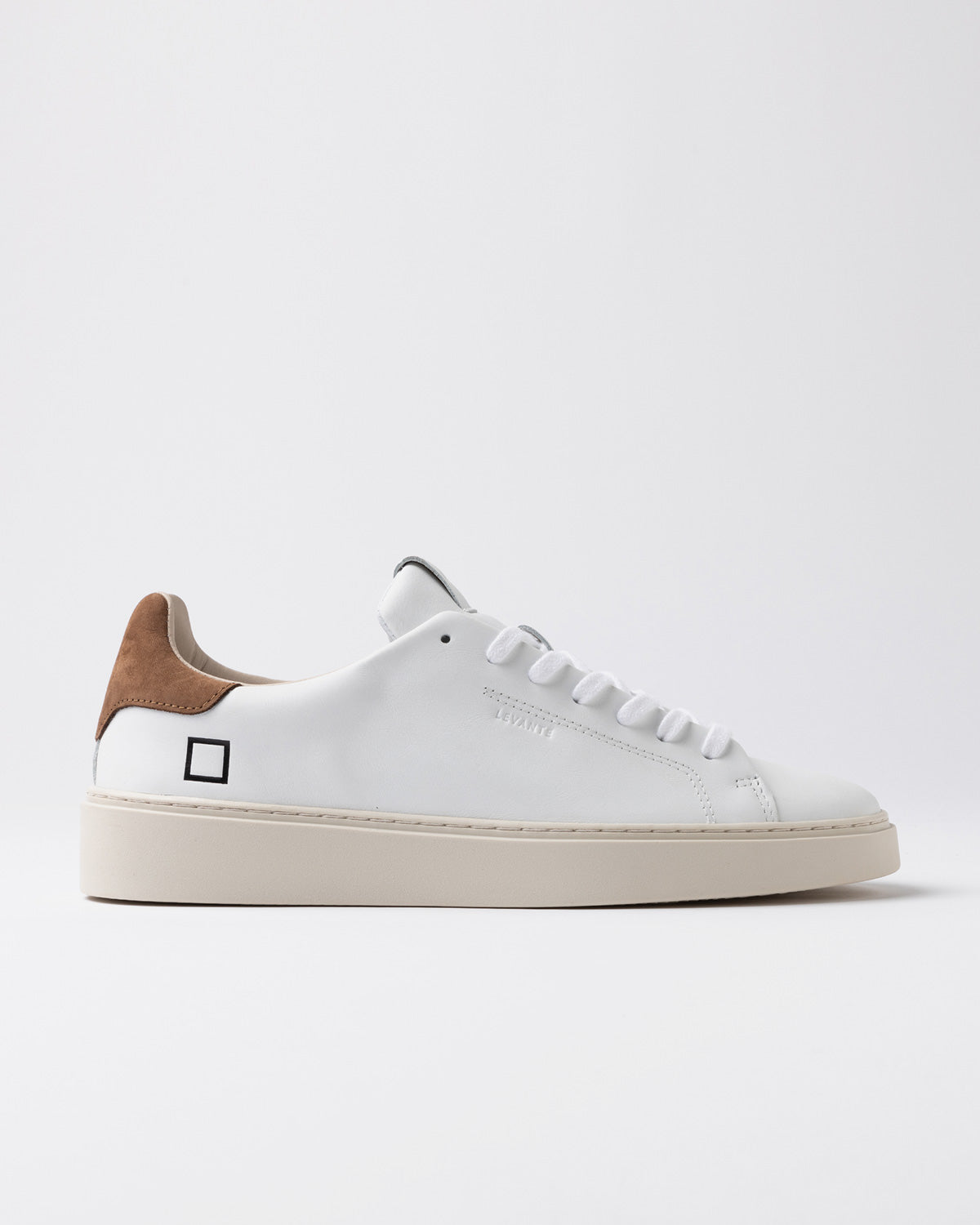 Scarpa Date White Brown da Uomo levante calf