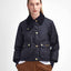 Giubbotto Barbour Bk71 nera da Donna lwx1403 cropped beadnell