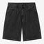 Pantalone Carhartt Wip Black Stone Washed da Uomo i030469 landon short
