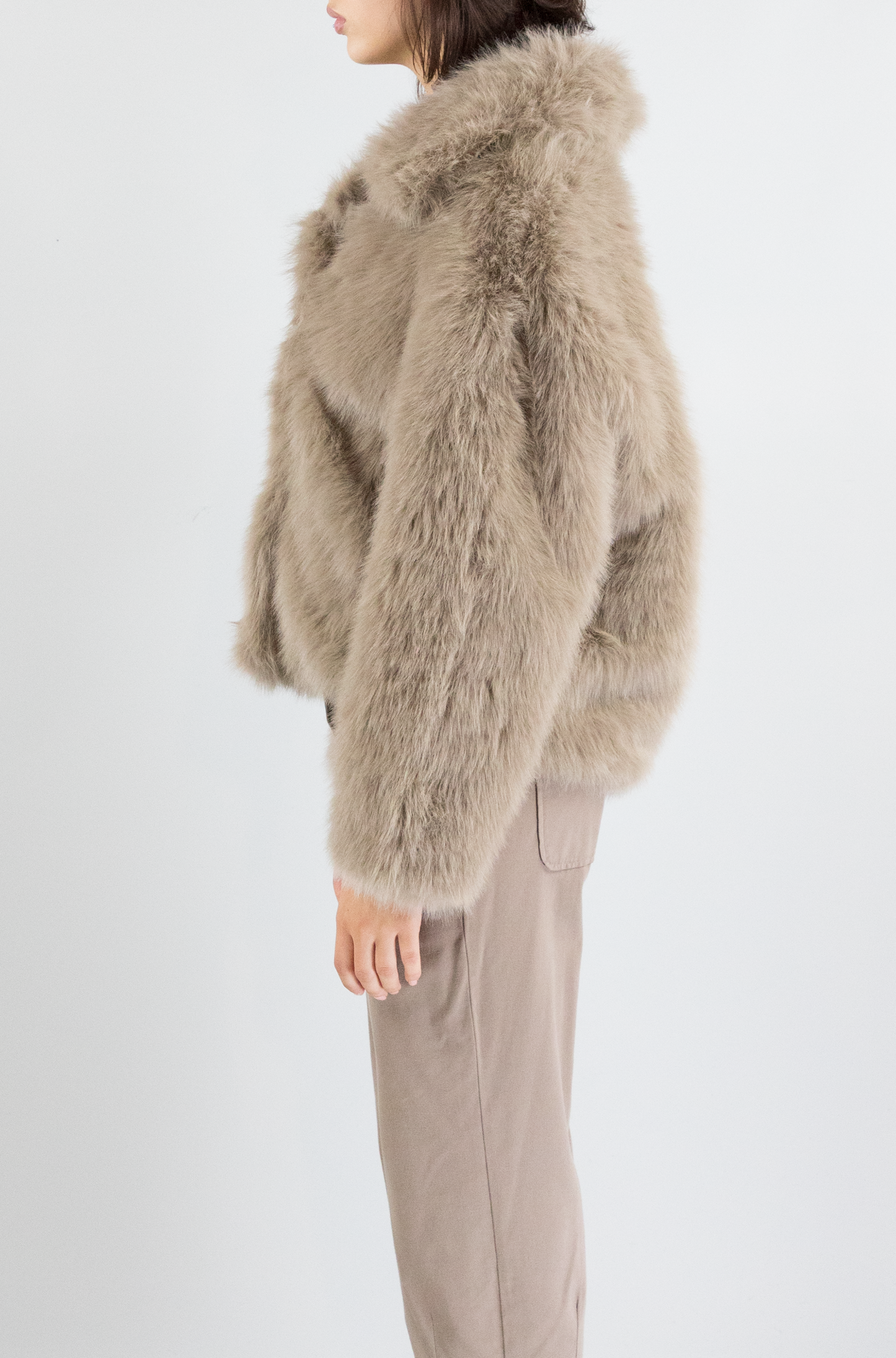 Cappotto Vicolo Beige da Donna tf0098